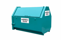 4 m3 gesloten bouw en sloop afval container